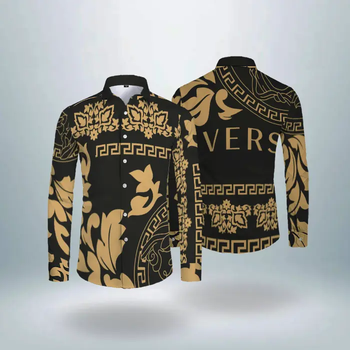 Luxury long sleeve shirt versace pattern hot gift - 710710